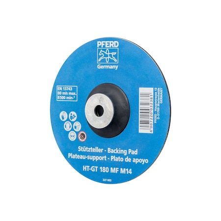 Pferd 7" Temp.-Resistant Fiber Disc Backing Pad - 5/8-11 Nut - Flexible Density 69486
